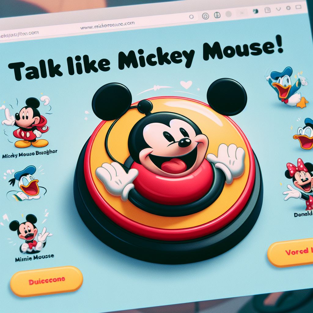 Mickey Mouse Voice Generator